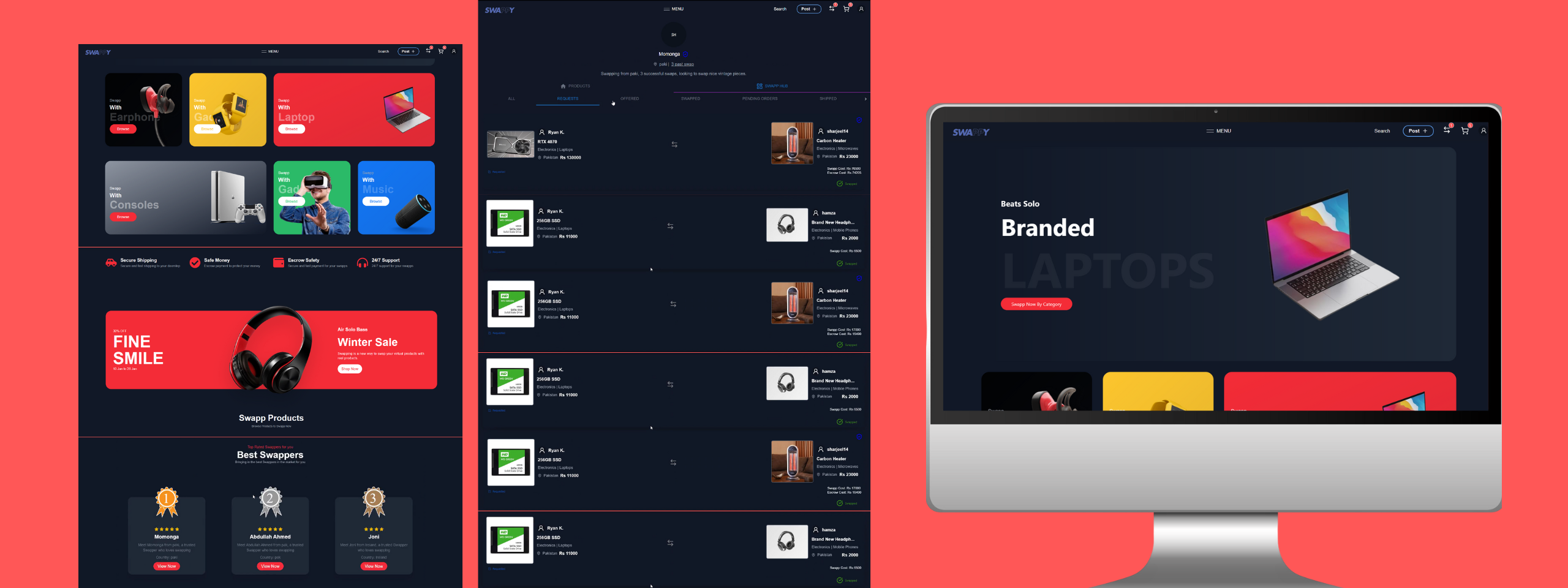 Swappy - A Barter platform
